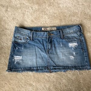 Hollister Jean Mini-Skirt, Size 3
